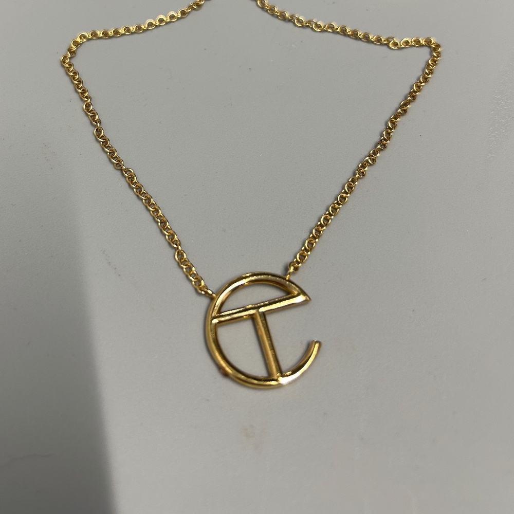 Telfar Logo necklace - Gold